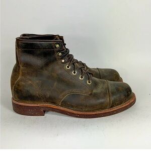 Chippewa Dark Brown Leather Boots